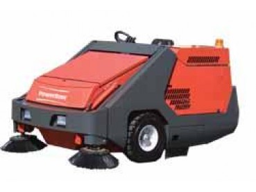 PowerBoss Armadillo 10X Rider Sweeper